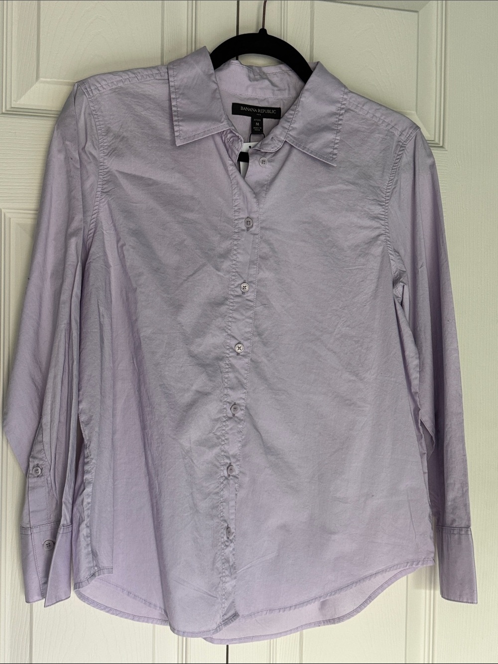 Banana Republic Women’s Light Lavender Button-Down Shirt